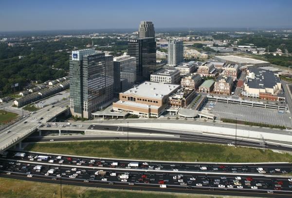 Atlantic Station in Atlanta. A large urban mixed use development